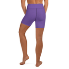 Fierce Purple Yoga Shorts