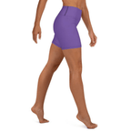 Fierce Purple Yoga Shorts