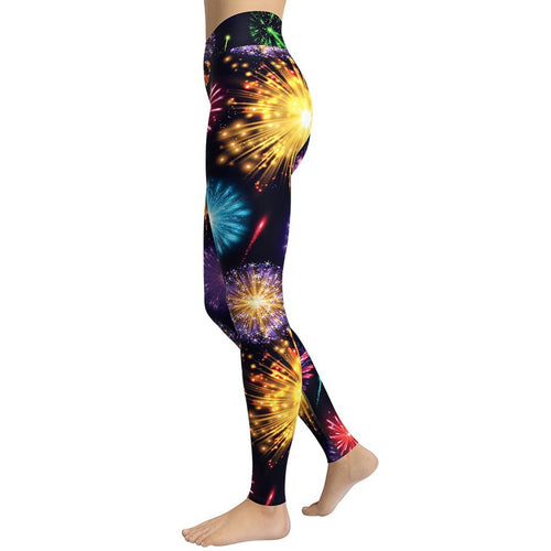 Fireworks Yoga Leggings