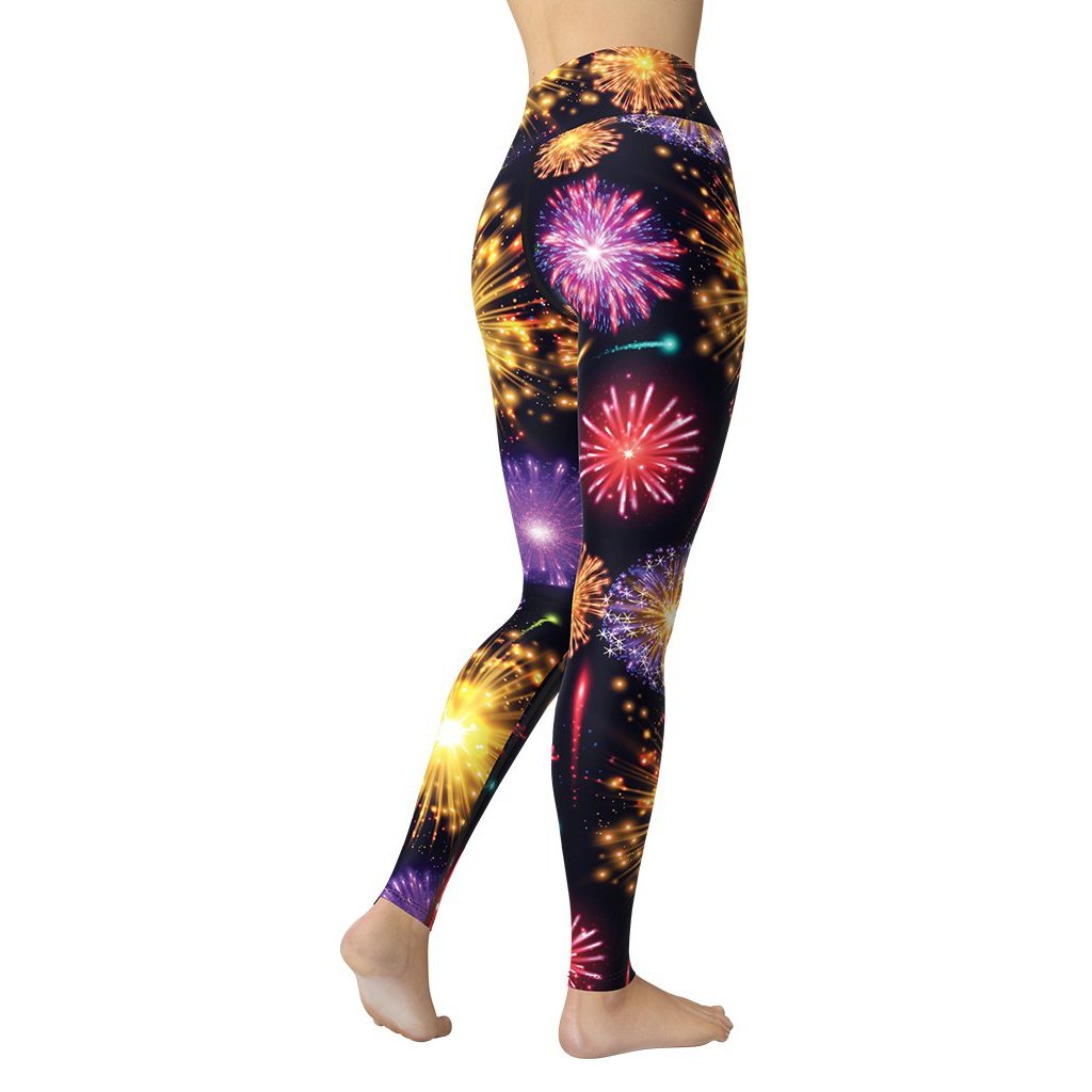 Fireworks Yoga Leggings