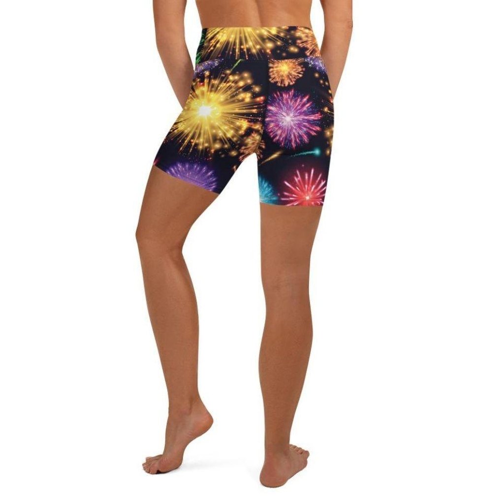 Fireworks Yoga Shorts
