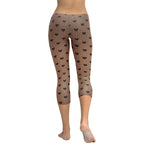 Fishnet Tights Print Capris