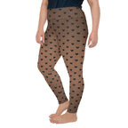 Fishnet Tights Print Plus Size Leggings