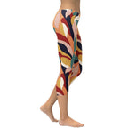 Floral Abstract Capris