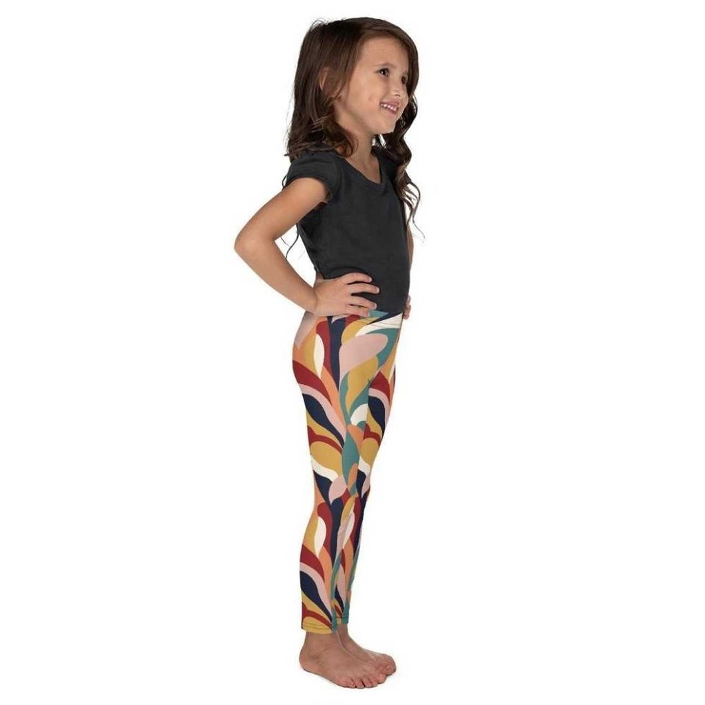 Floral Abstract Kid's Leggings