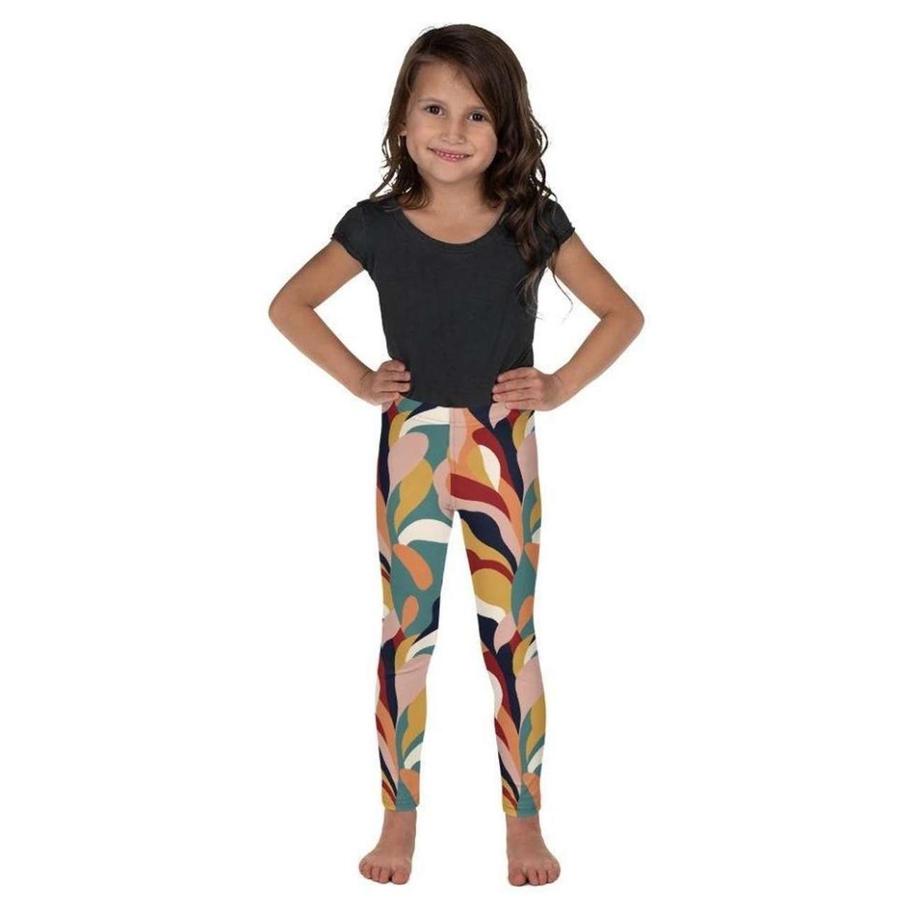 Floral Abstract Kid's Leggings