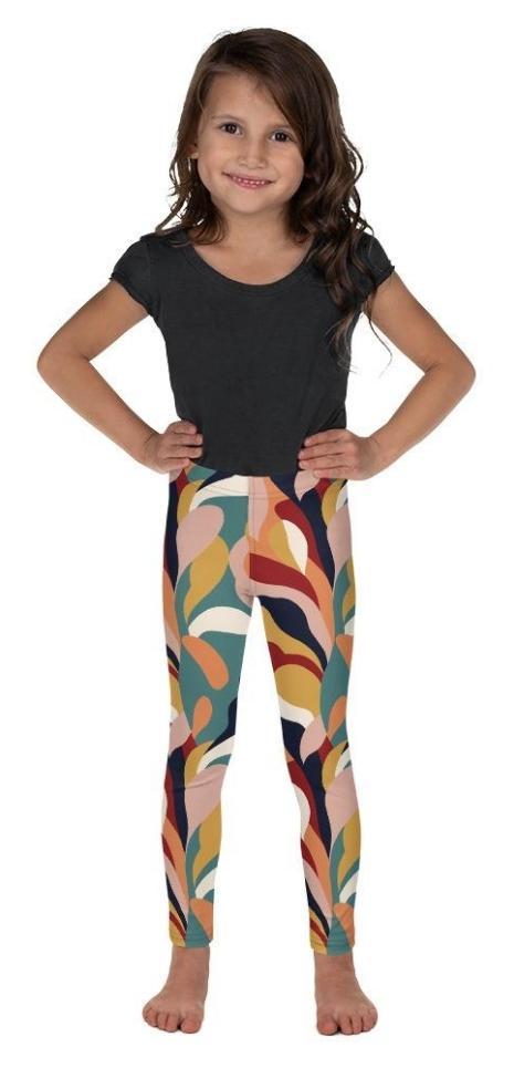 Floral Abstract Kid's Leggings