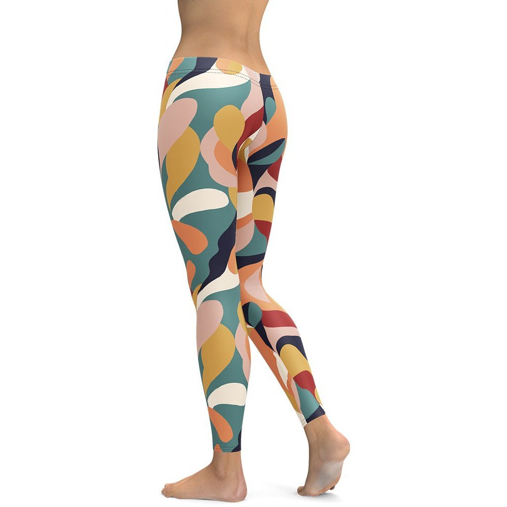 Floral Abstract Leggings