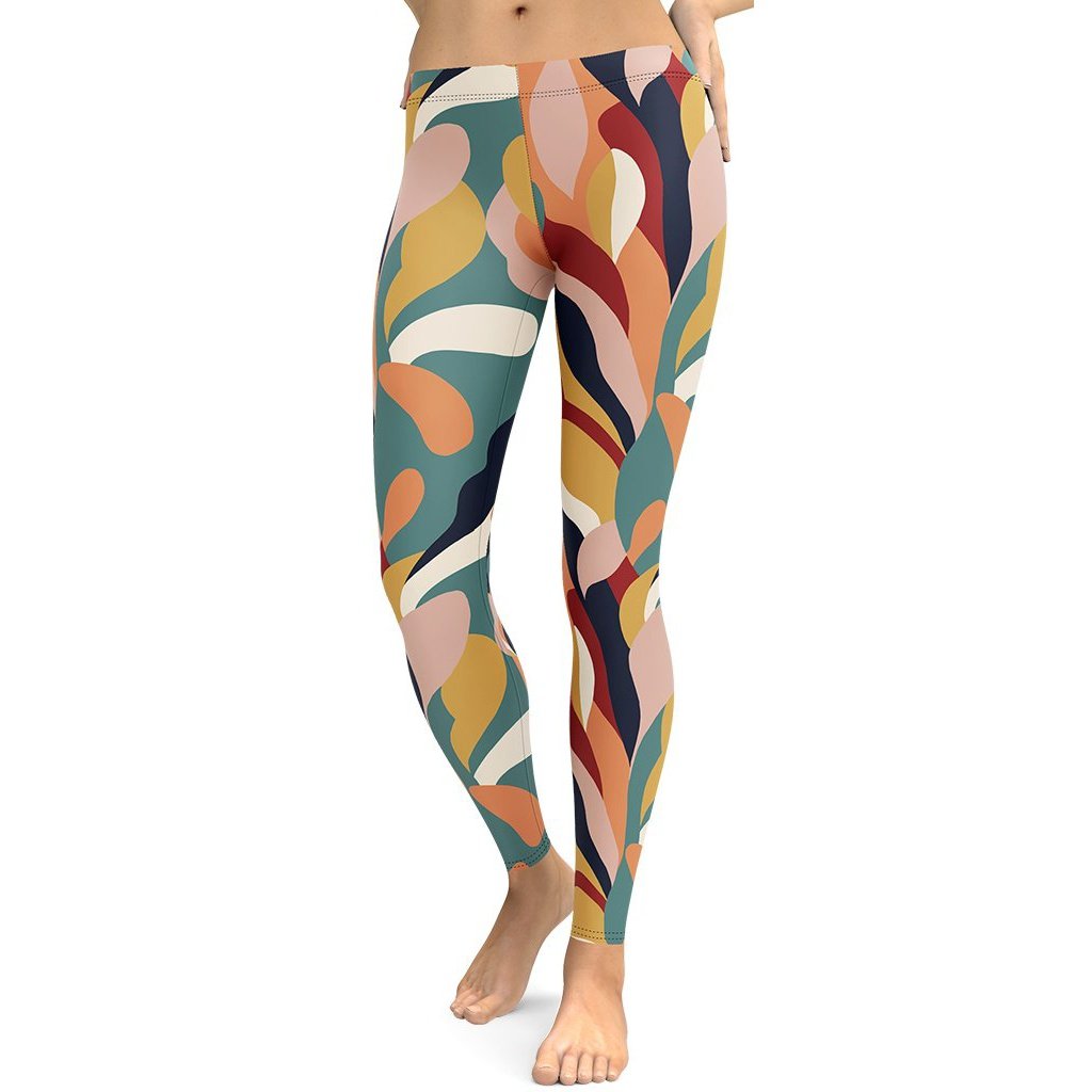 Floral Abstract Leggings