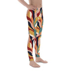 Floral Abstract Men's Leggings