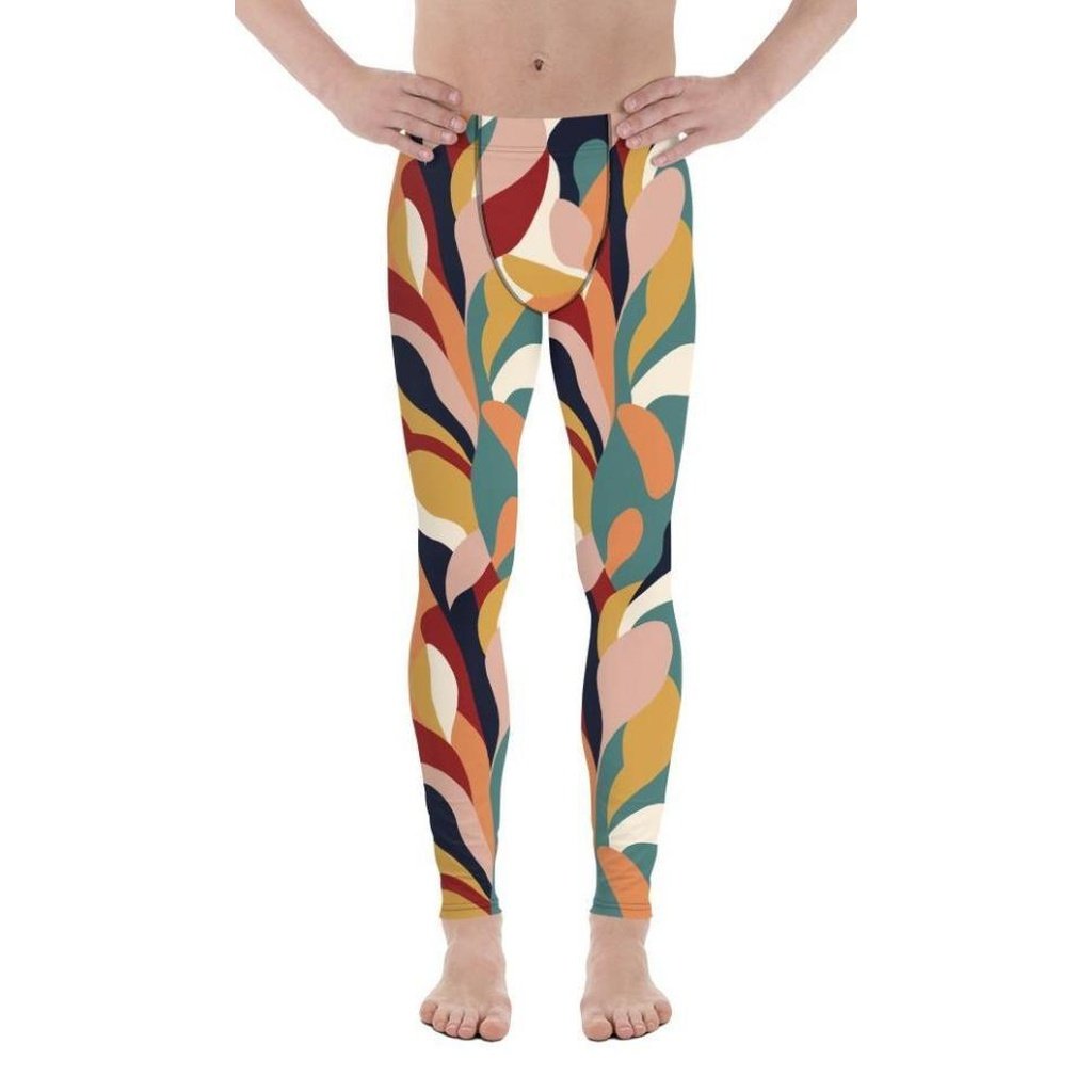 Floral Abstract Men's Leggings