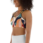 Floral Abstract Sports Bra