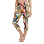 Floral Abstract Yoga Capris