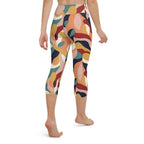 Floral Abstract Yoga Capris