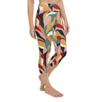 Floral Abstract Yoga Capris