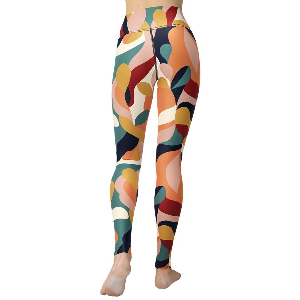 Floral Abstract Yoga Leggings