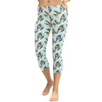 Floral Anchor Capris