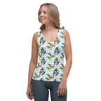 Floral Anchor Tank Top