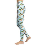 Floral Anchor Yoga Leggings