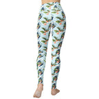 Floral Anchor Yoga Leggings