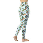 Floral Anchor Yoga Leggings