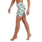 Floral Anchor Yoga Shorts