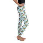 Floral Anchor Youth Leggings