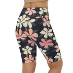 Floral Artwork Biker Shorts