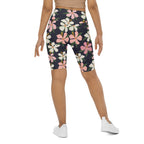 Floral Artwork Biker Shorts