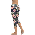 Floral Artwork Capris