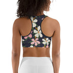 Floral Artwork Sports Bra