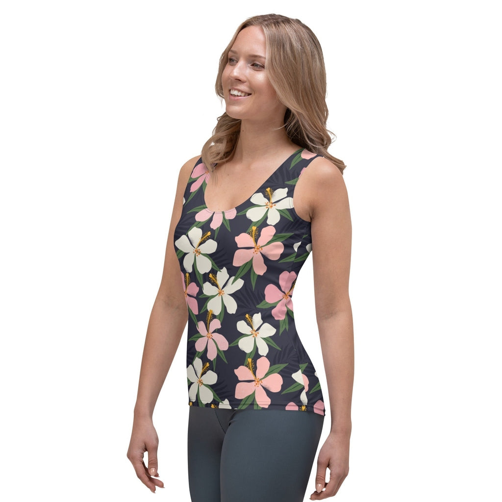 Floral Artwork Tank Top