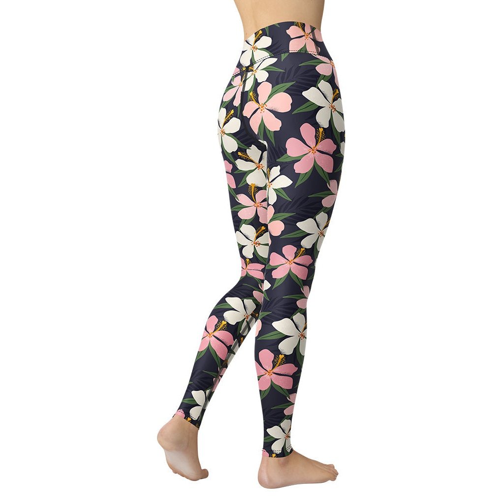 Floral Artwork Yoga Leggings