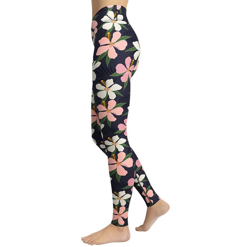 Floral Artwork Yoga Leggings