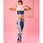 Floral Heart Shaped Leggings