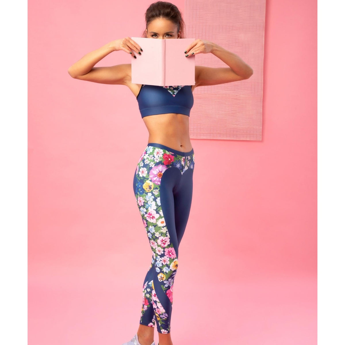 Floral Heart Shaped Leggings