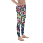 Floral Heart Shaped Men's Leggings