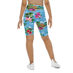 Floral Island Biker Shorts