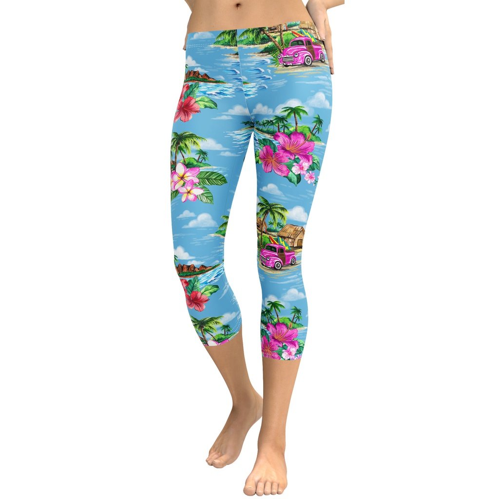 Floral Island Capris
