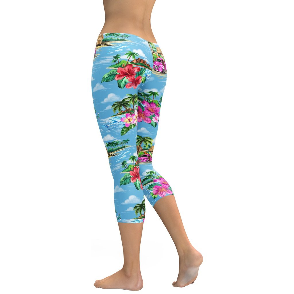 Floral Island Capris