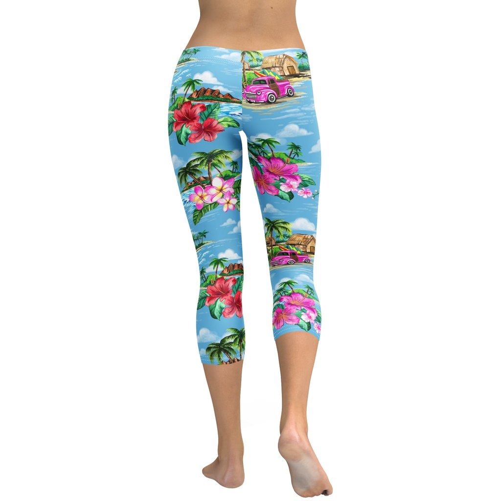 Floral Island Capris