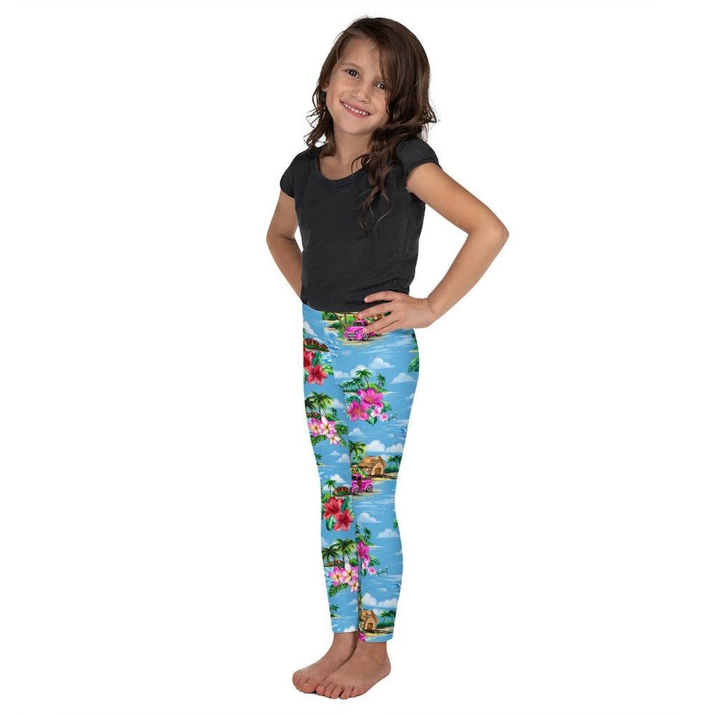 Floral Island Kid's Leggings