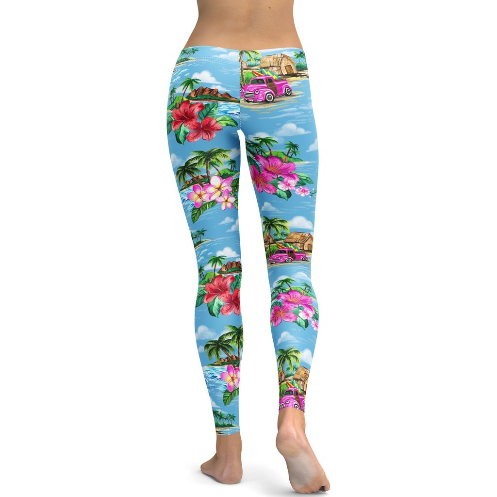 Floral Island Leggings