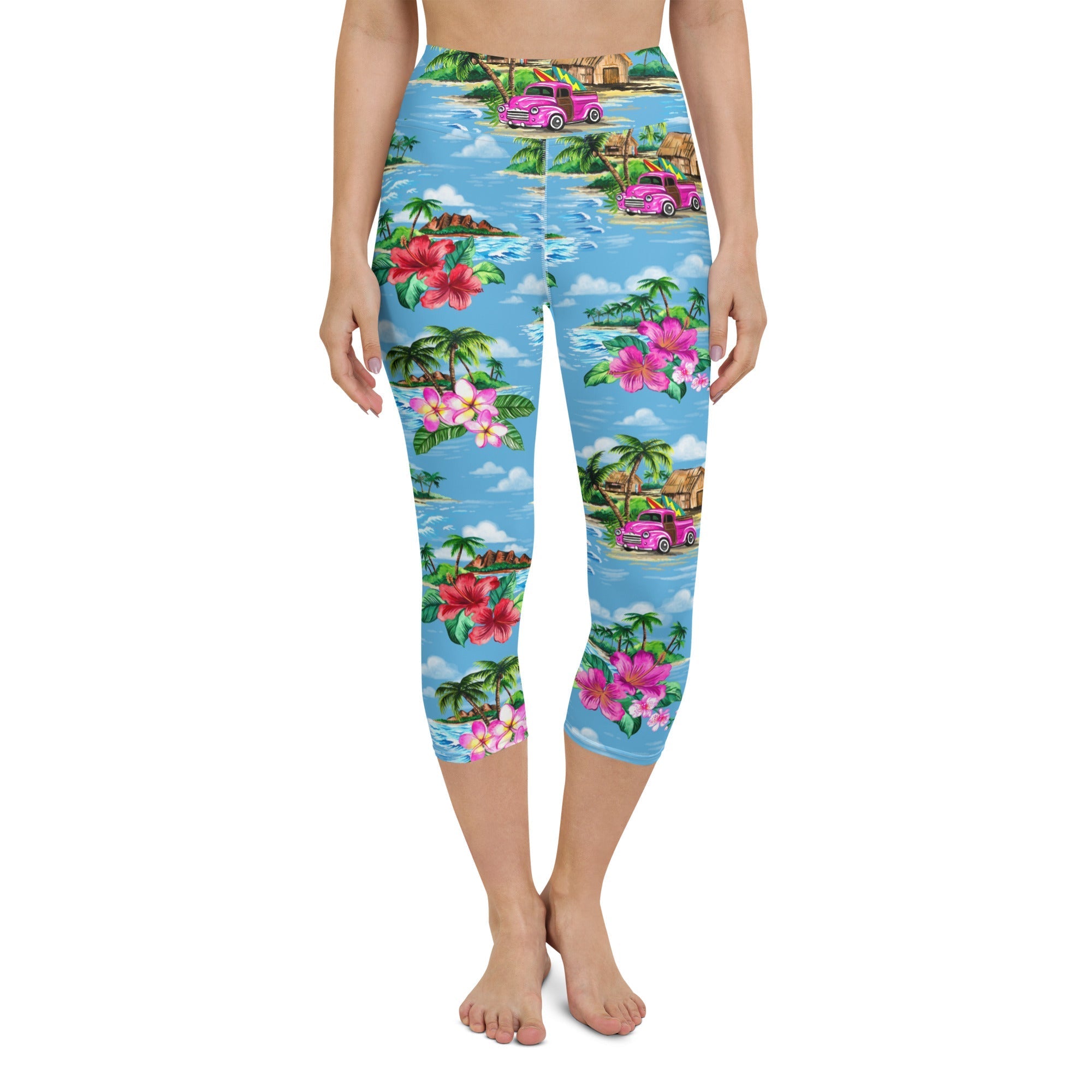 Floral Island Yoga Capris