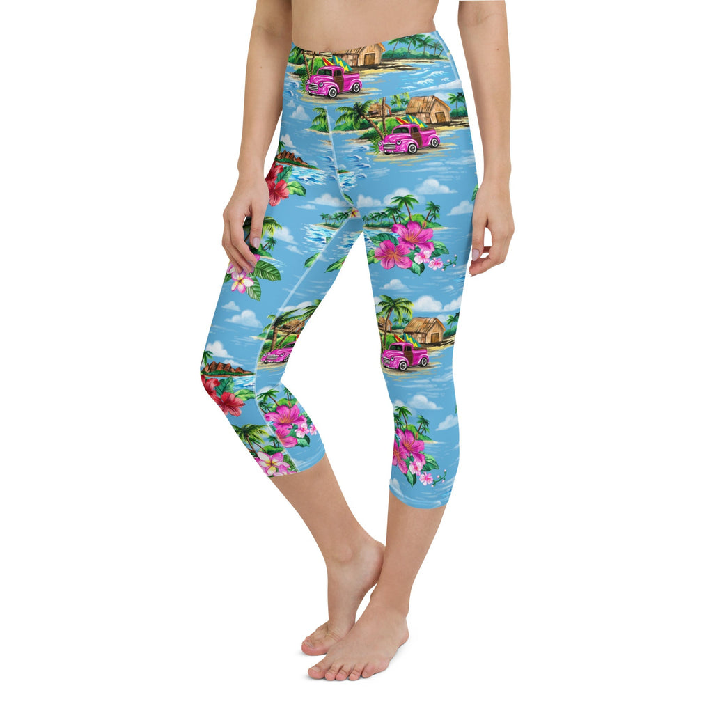 Floral Island Yoga Capris