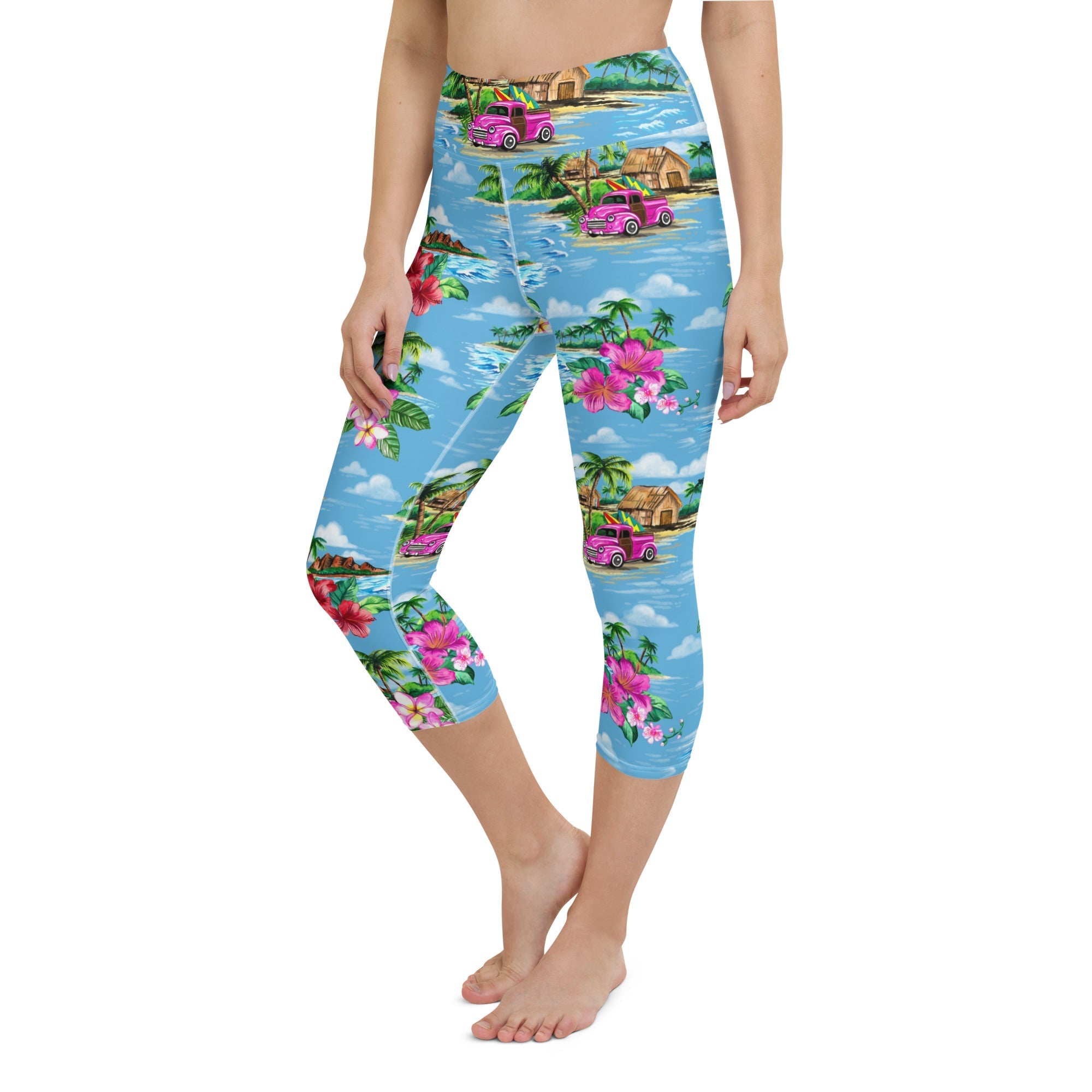 Floral Island Yoga Capris