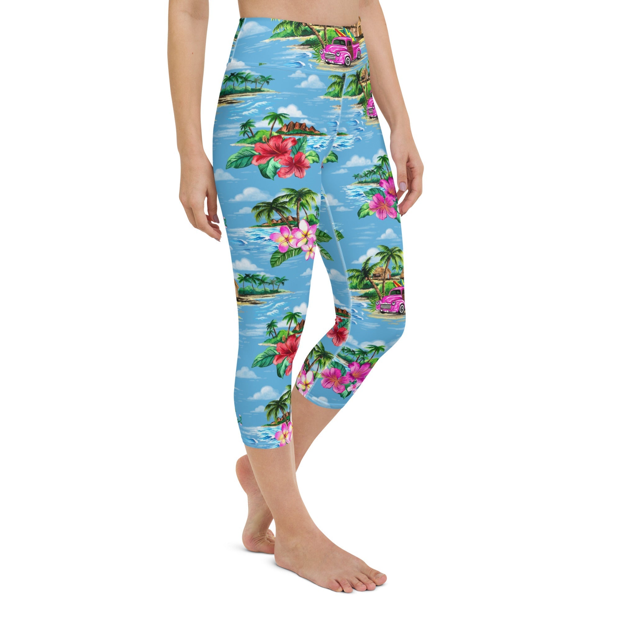 Floral Island Yoga Capris