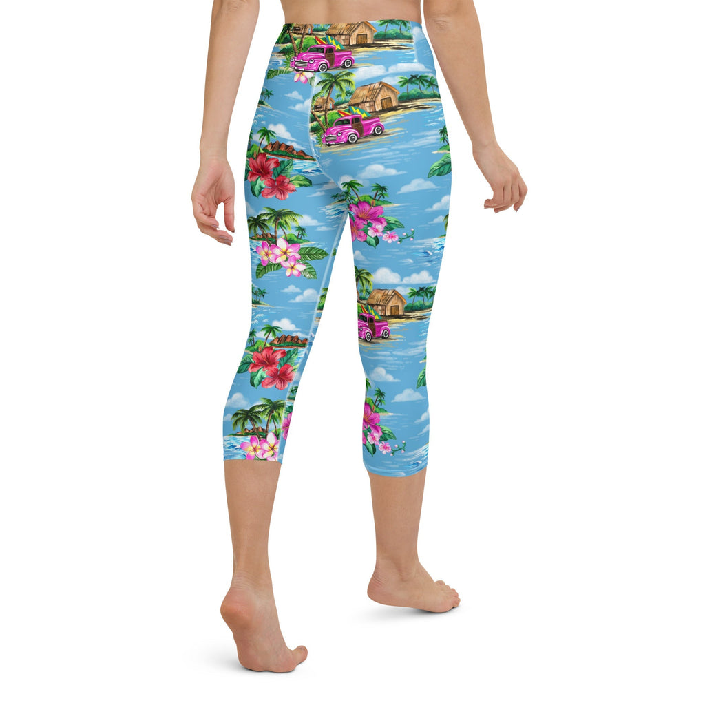 Floral Island Yoga Capris