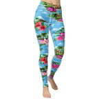 Floral Island Yoga Leggings