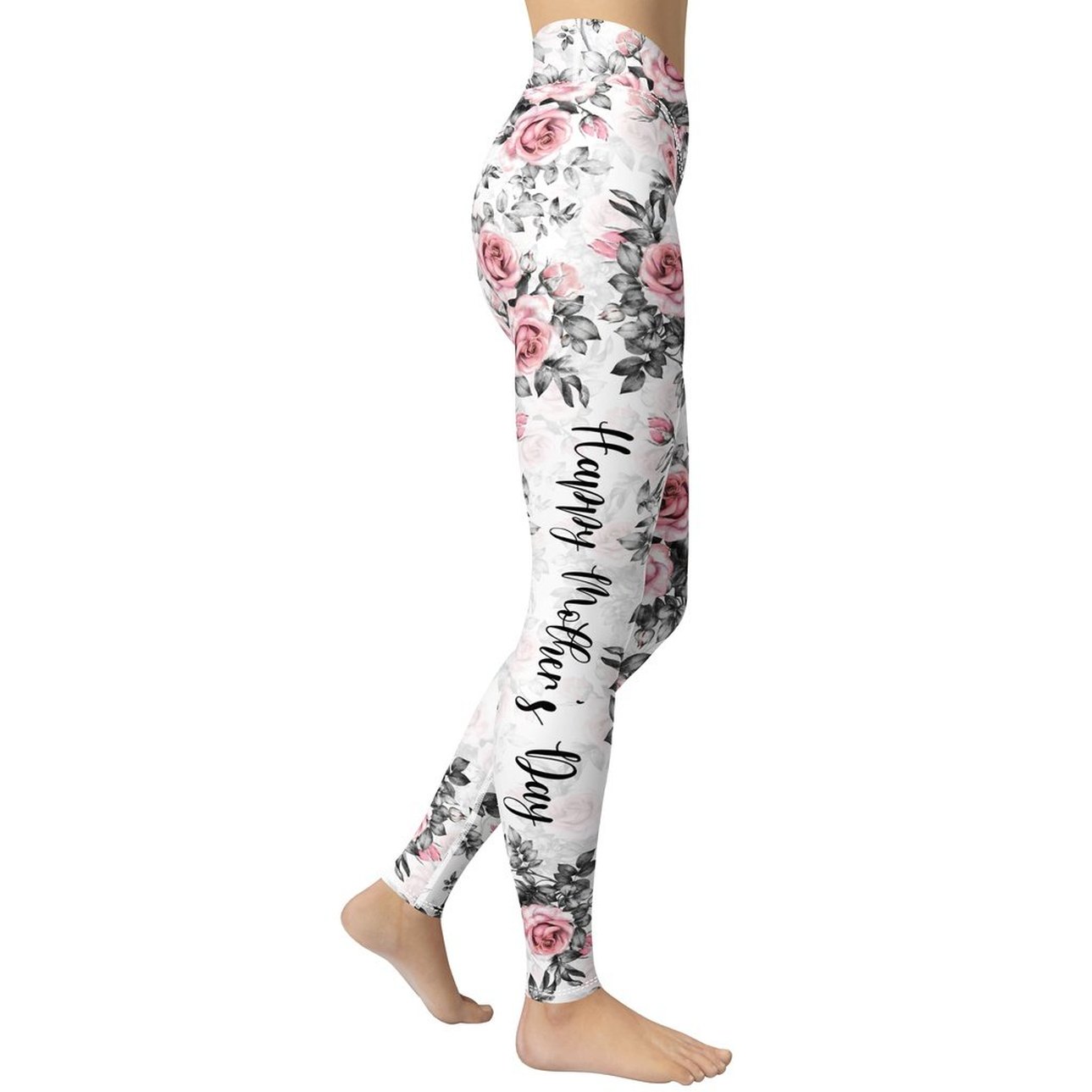 Floral Mother's Day Yoga Leggings